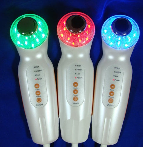 Masajeador facial LED