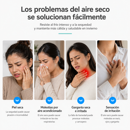 Humidificador Ultrasónico LED 420 ml | Transforma tu hogar en un espacio más fresco y relajante