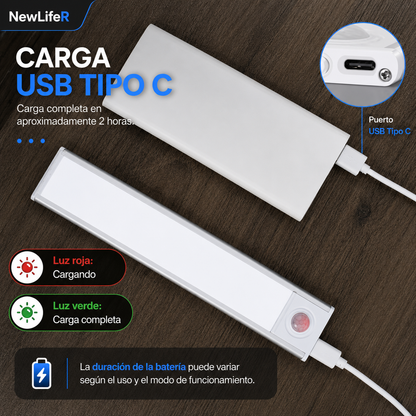 Lámpara LED Inteligente con Sensor/💡 Entra, se enciende y listo. Ilumina justo cuando la necesitas.